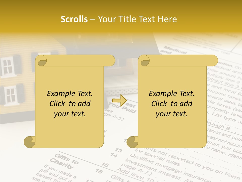 Young Caregiver Hold PowerPoint Template