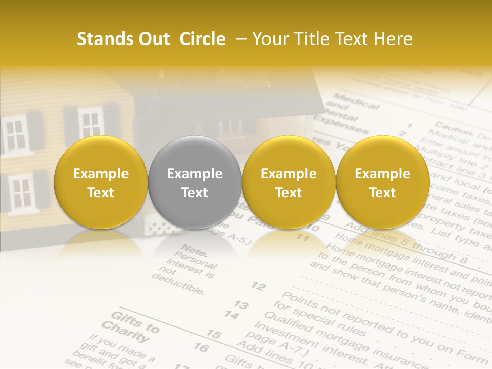 Young Caregiver Hold PowerPoint Template