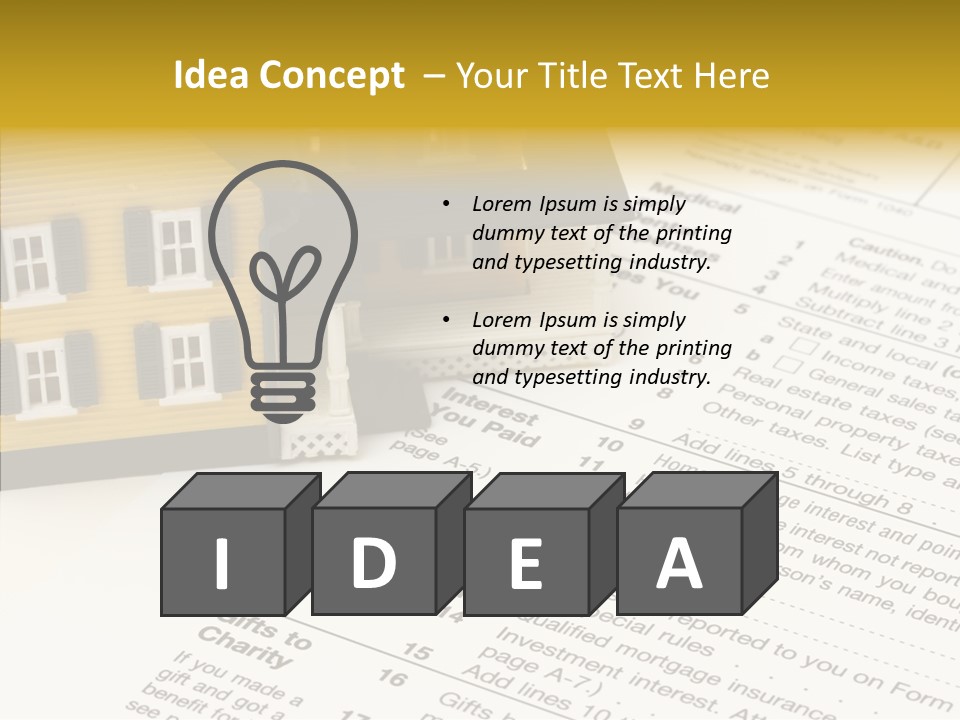 Young Caregiver Hold PowerPoint Template