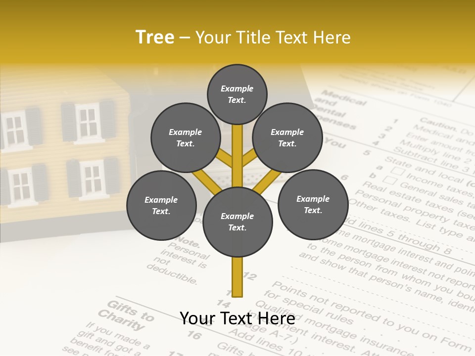 Young Caregiver Hold PowerPoint Template