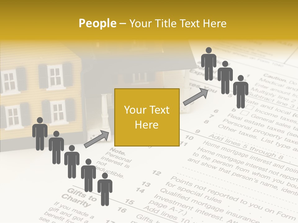 Young Caregiver Hold PowerPoint Template