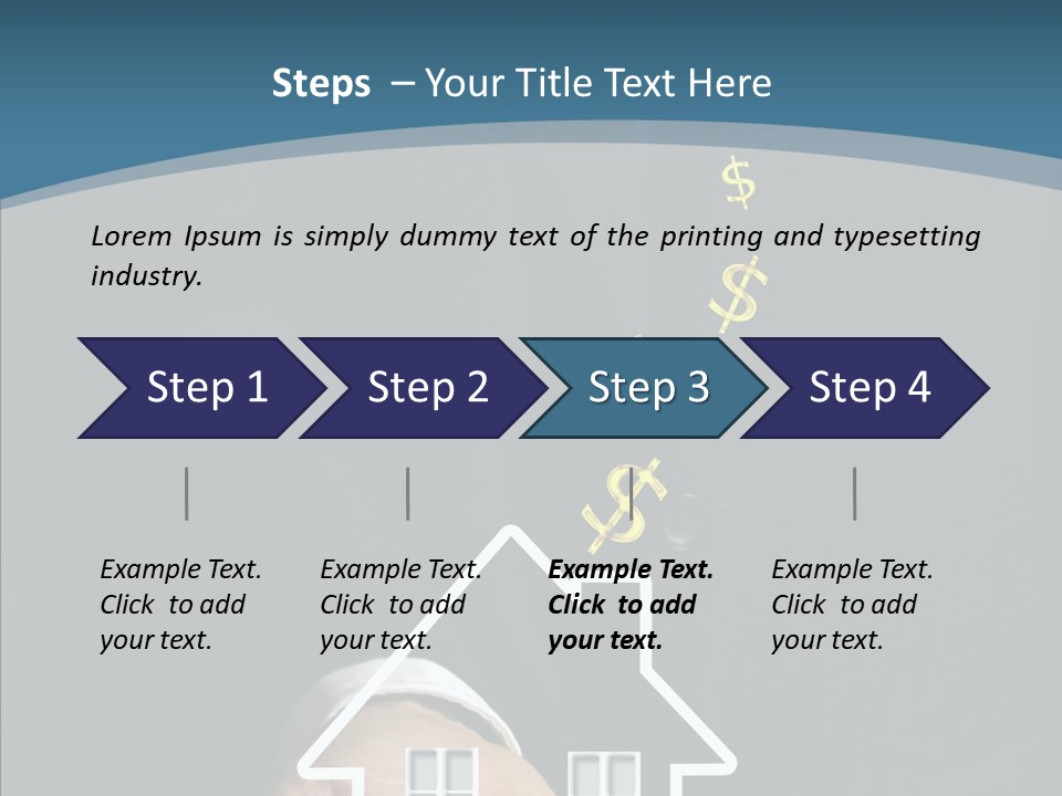 Human Old Help PowerPoint Template