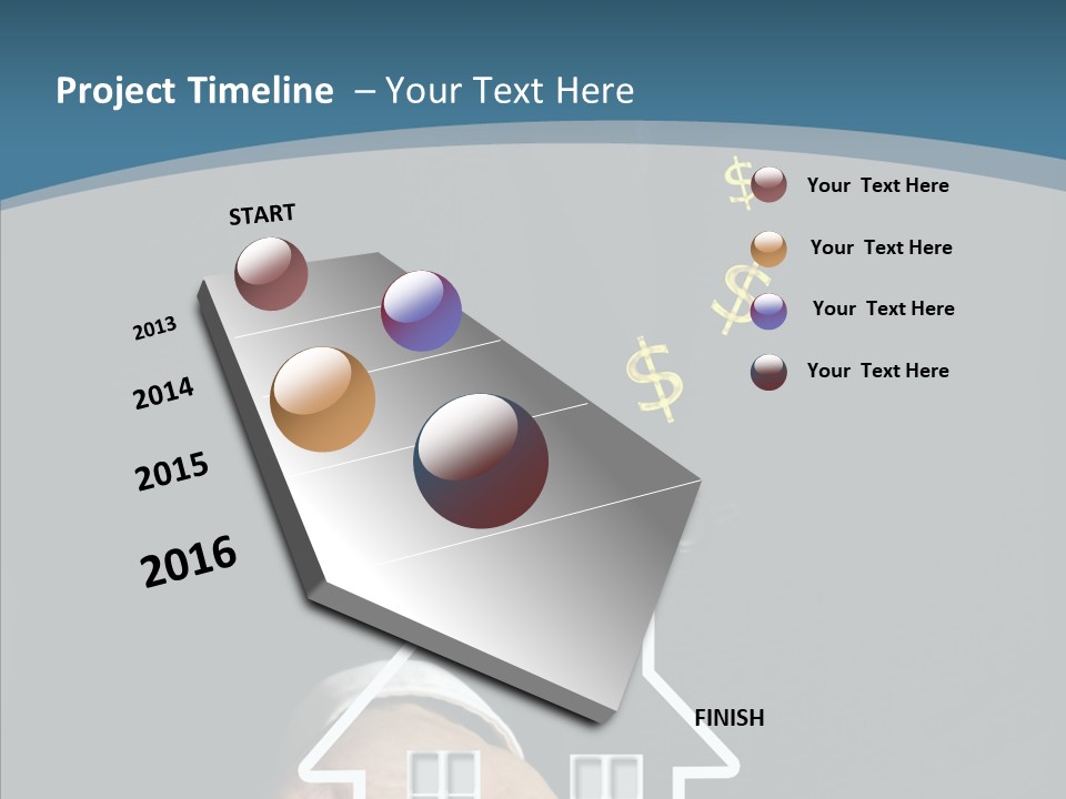 Human Old Help PowerPoint Template