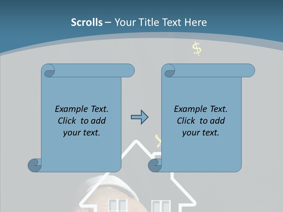 Human Old Help PowerPoint Template