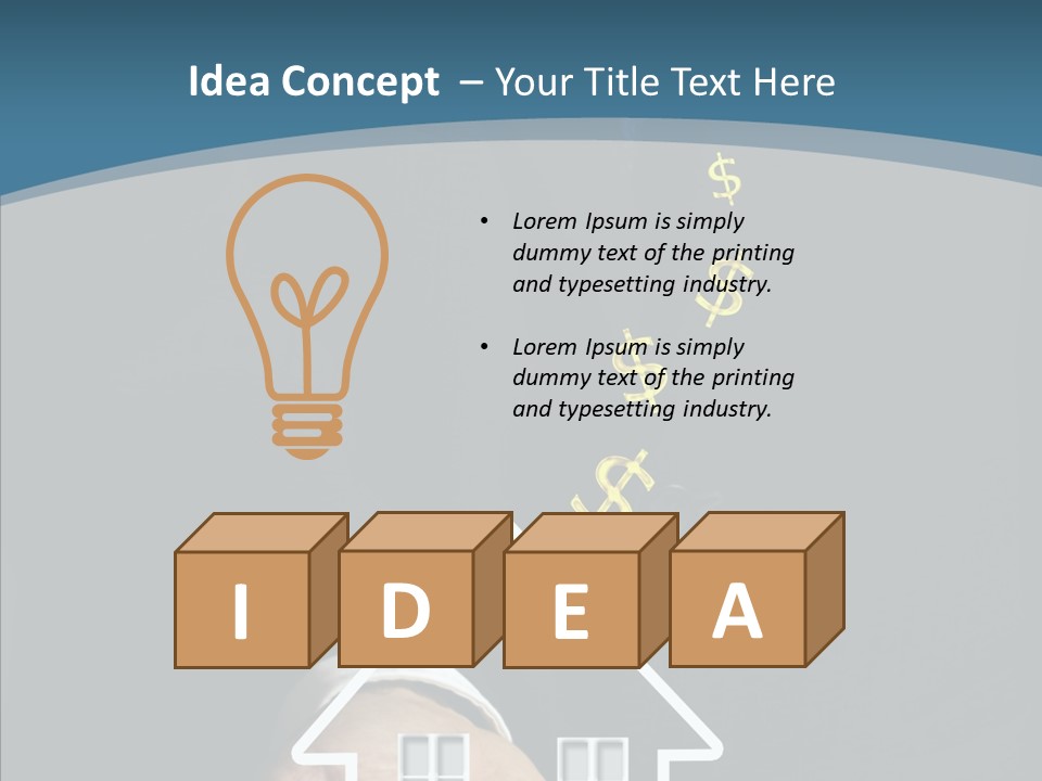 Human Old Help PowerPoint Template