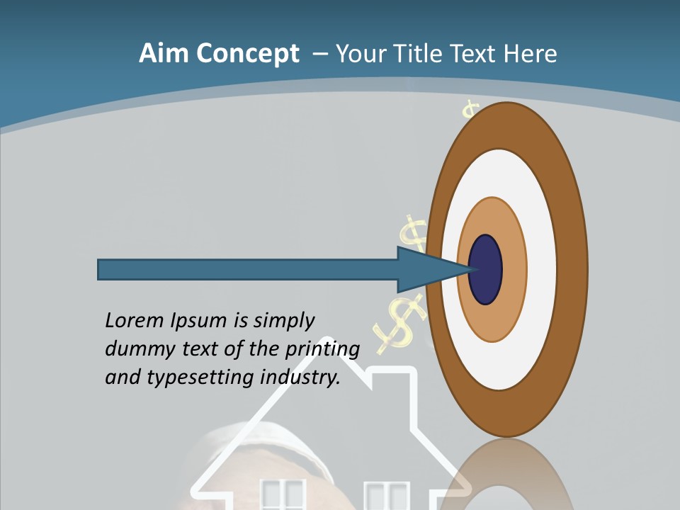 Human Old Help PowerPoint Template