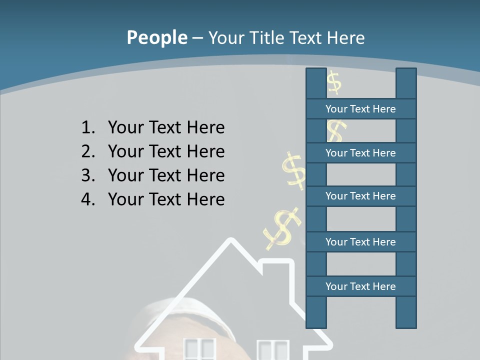 Human Old Help PowerPoint Template