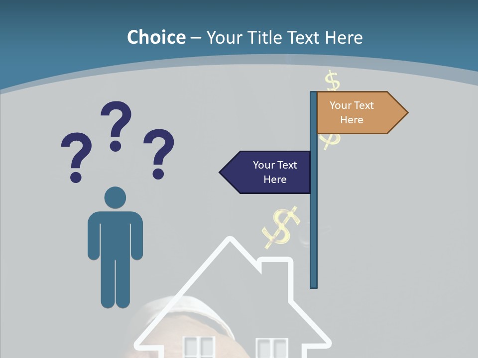 Human Old Help PowerPoint Template