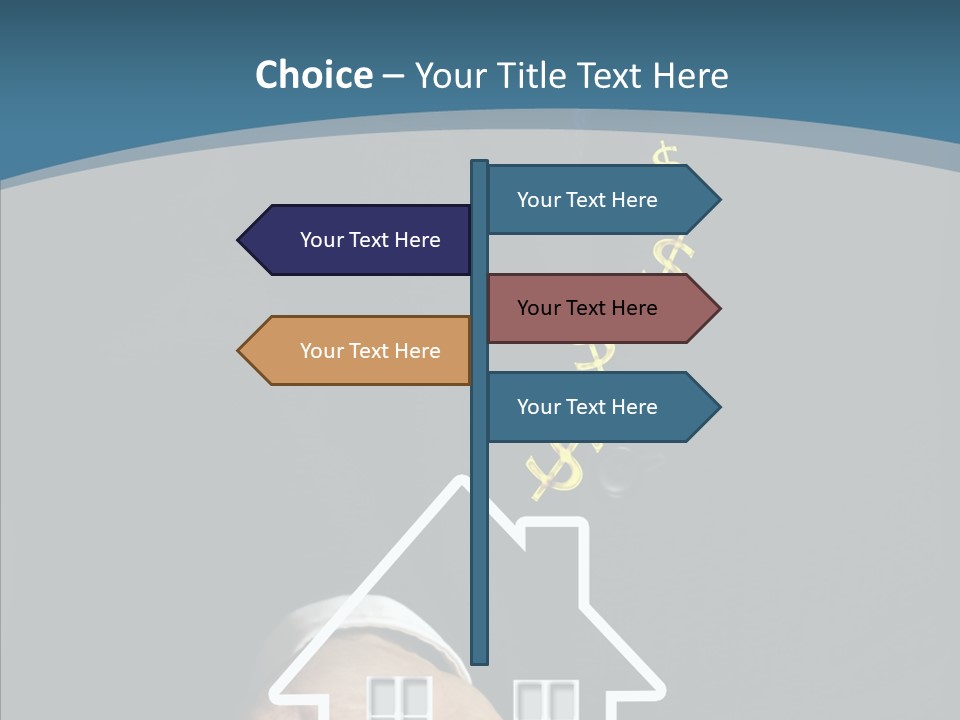 Human Old Help PowerPoint Template