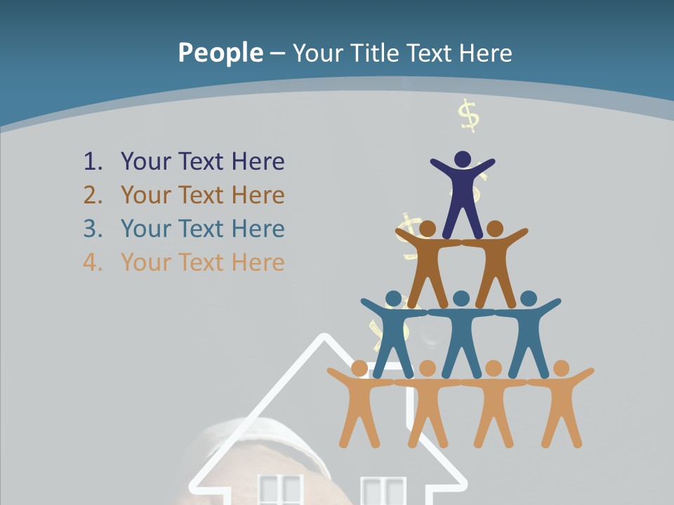 Human Old Help PowerPoint Template