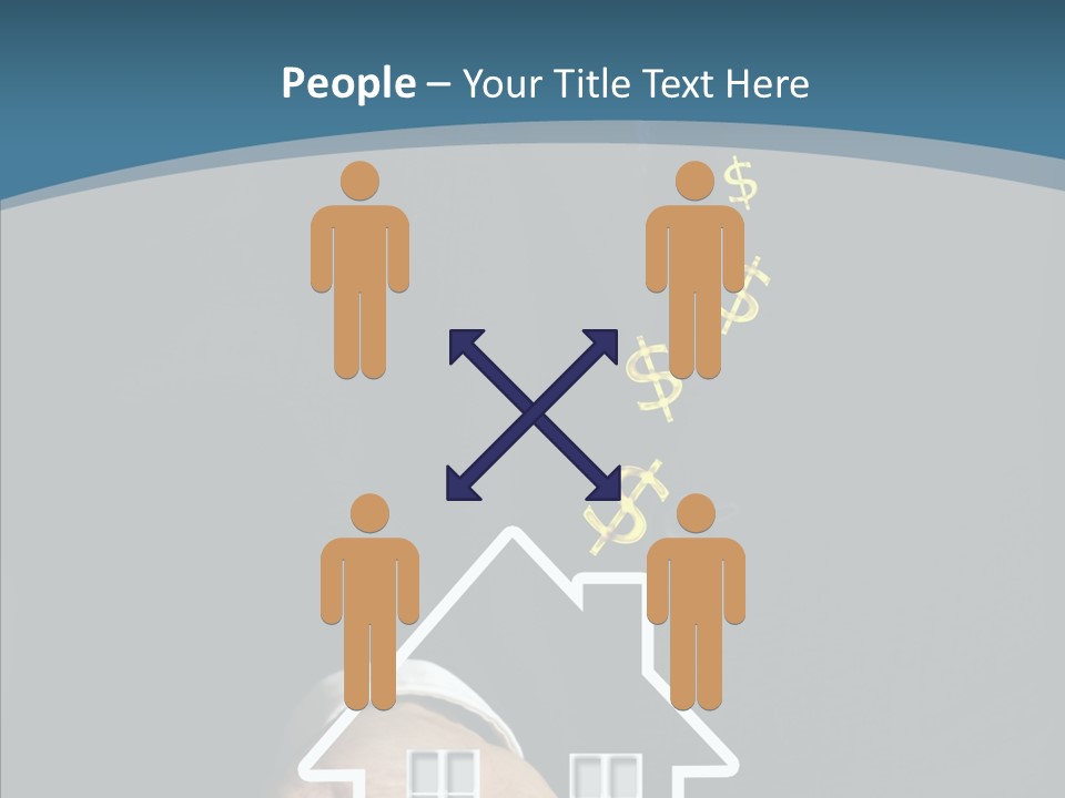 Human Old Help PowerPoint Template