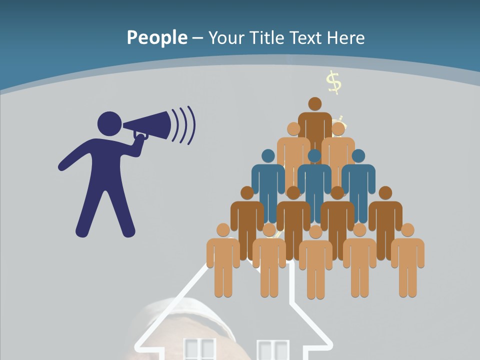 Human Old Help PowerPoint Template