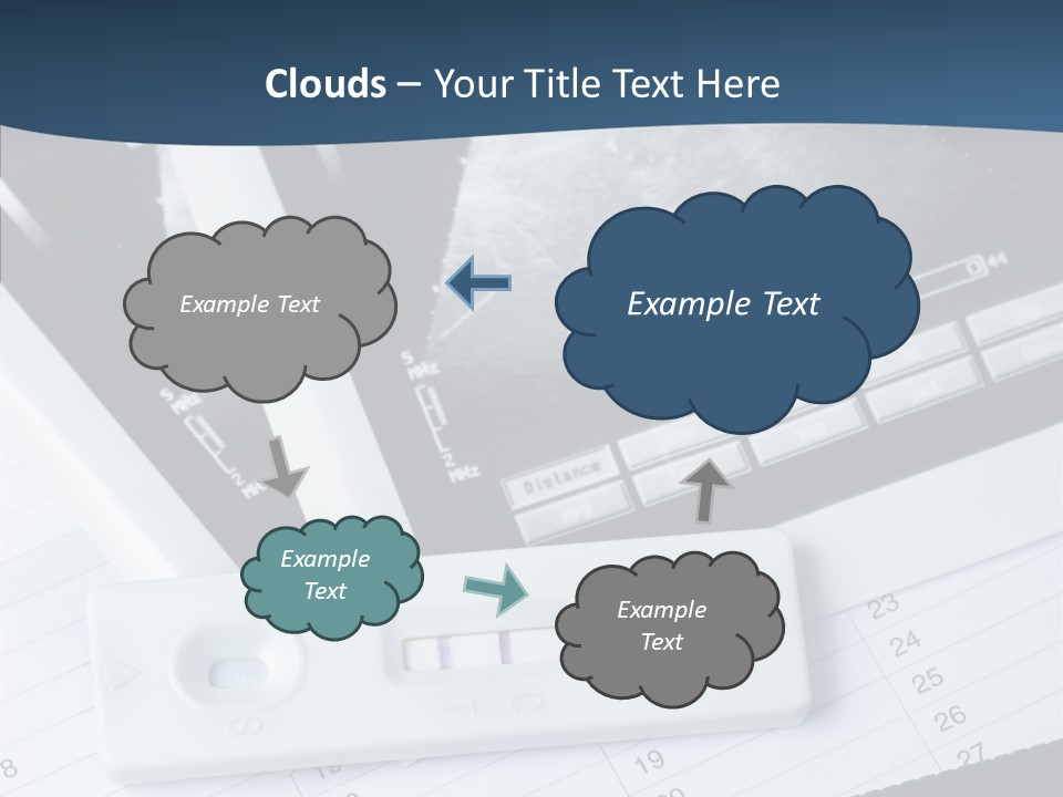 Elderly White Background Holding Hands PowerPoint Template