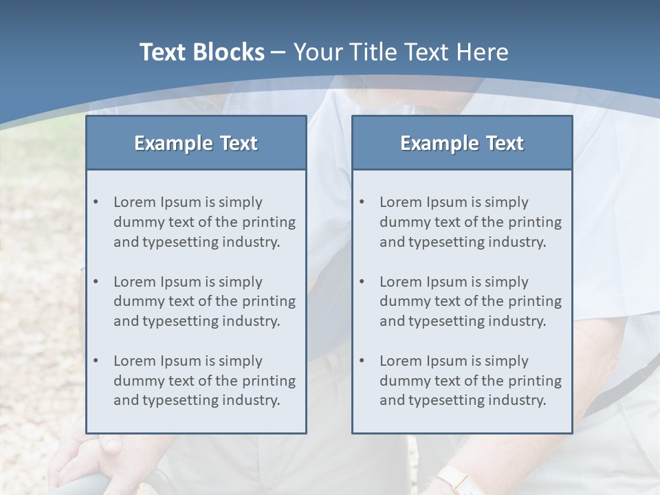 Young Background Assist PowerPoint Template