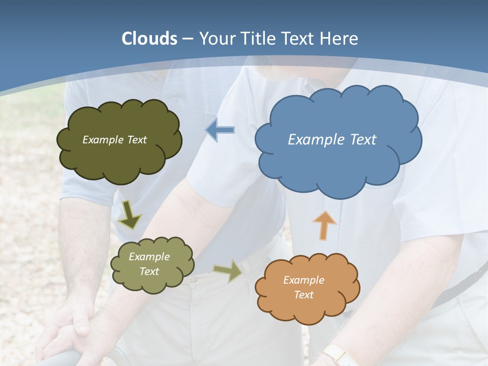 Young Background Assist PowerPoint Template