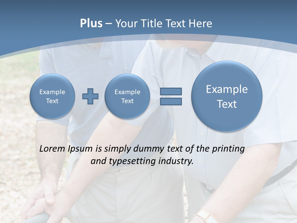 Young Background Assist PowerPoint Template