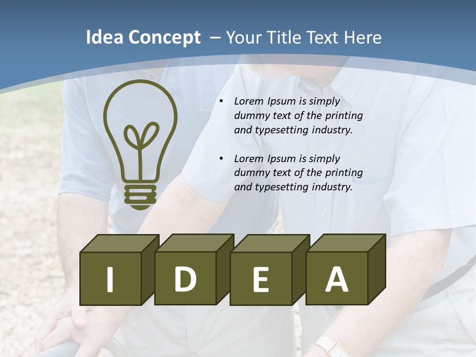 Young Background Assist PowerPoint Template