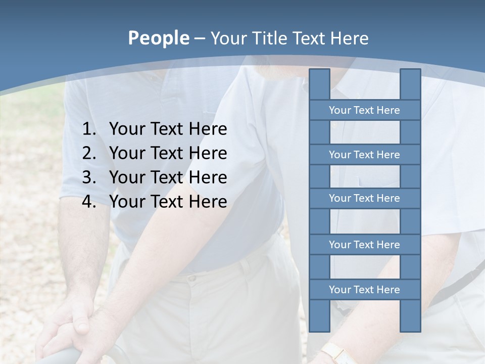 Young Background Assist PowerPoint Template
