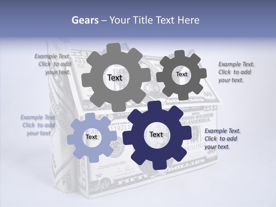 Closeup Grandmother Background PowerPoint Template