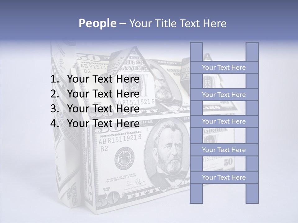 Closeup Grandmother Background PowerPoint Template