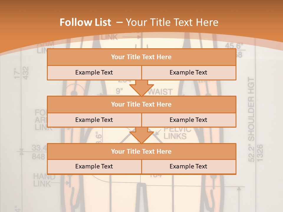 Female White Background Holding Hands PowerPoint Template