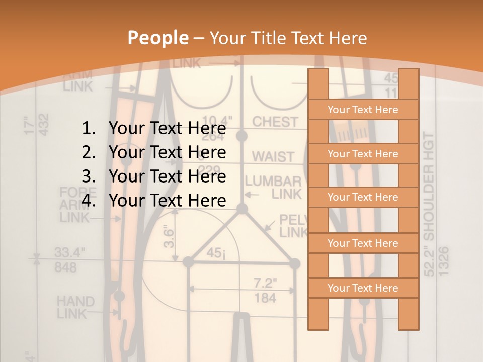 Female White Background Holding Hands PowerPoint Template