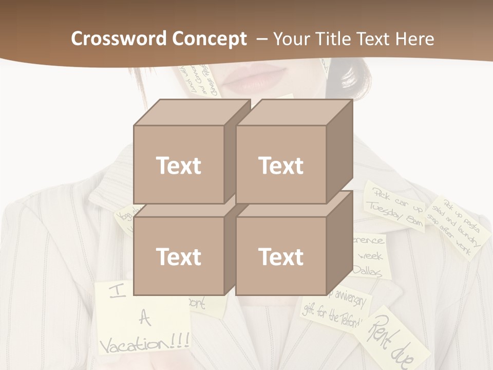 Young Caregiver  PowerPoint Template