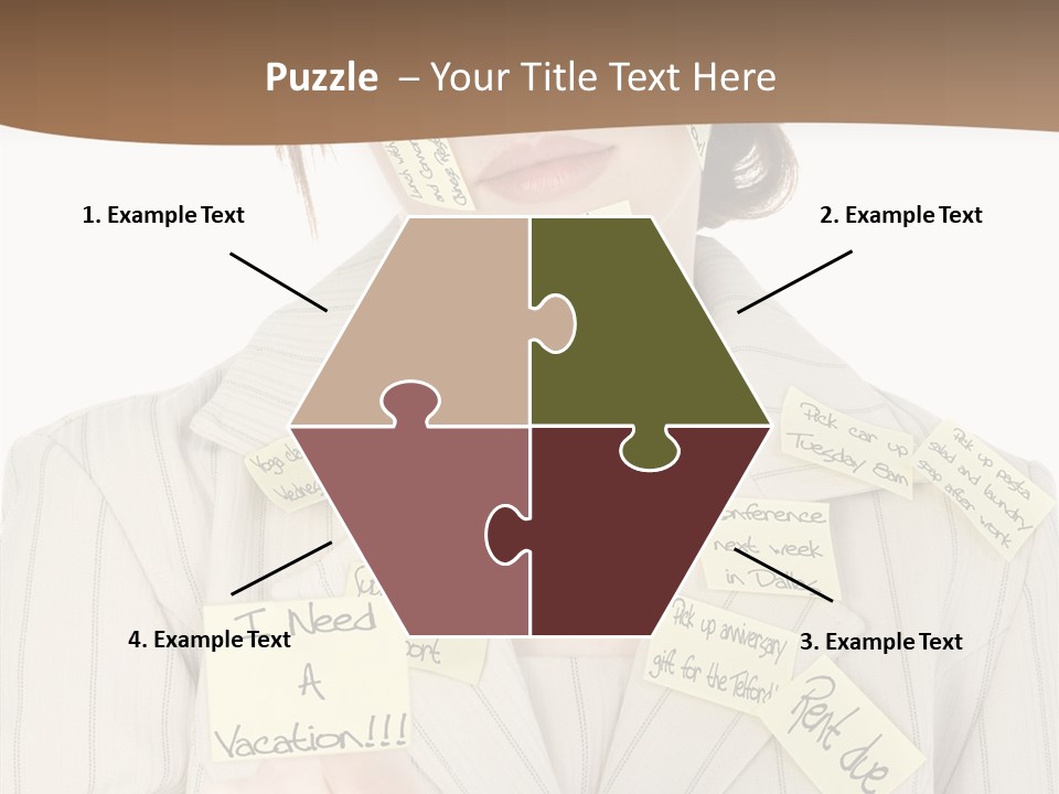 Young Caregiver  PowerPoint Template