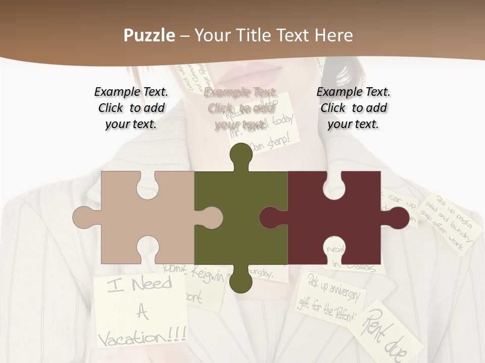 Young Caregiver  PowerPoint Template