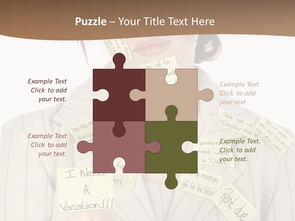 Young Caregiver  PowerPoint Template