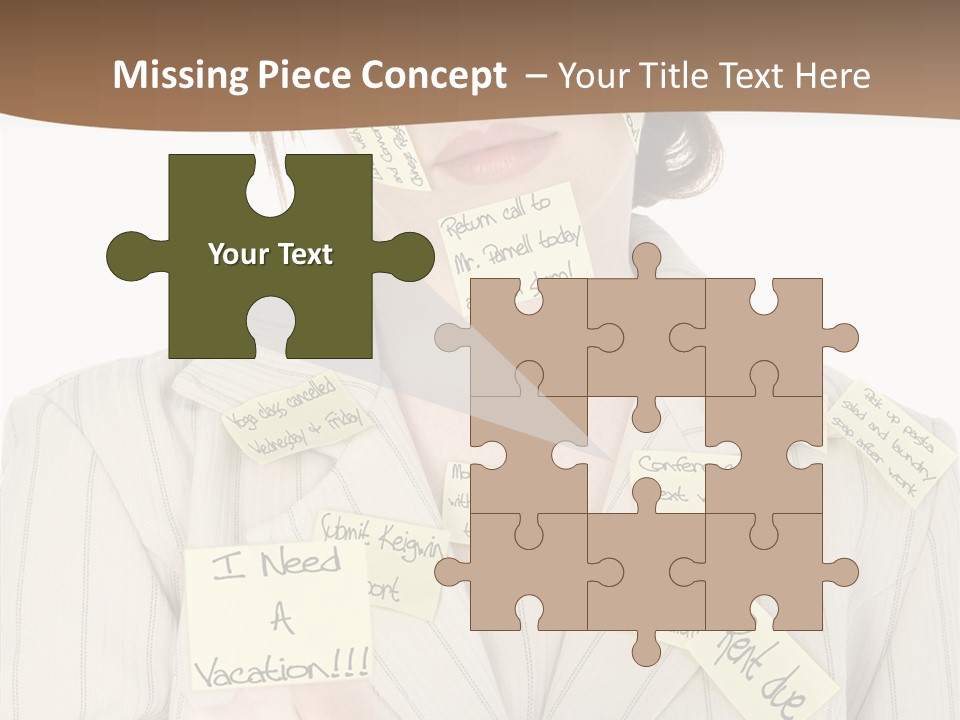 Young Caregiver  PowerPoint Template