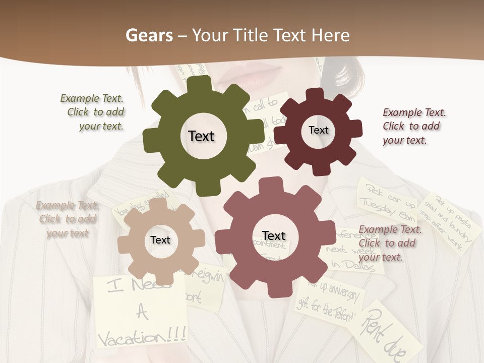 Young Caregiver  PowerPoint Template