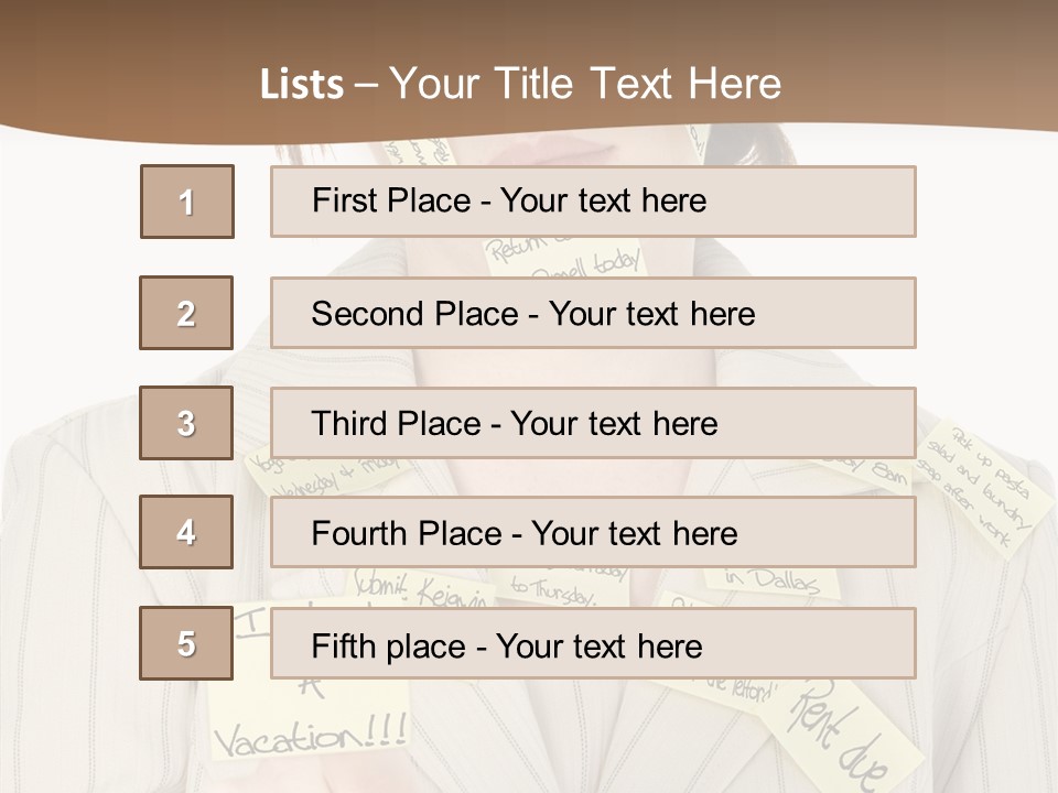 Young Caregiver  PowerPoint Template