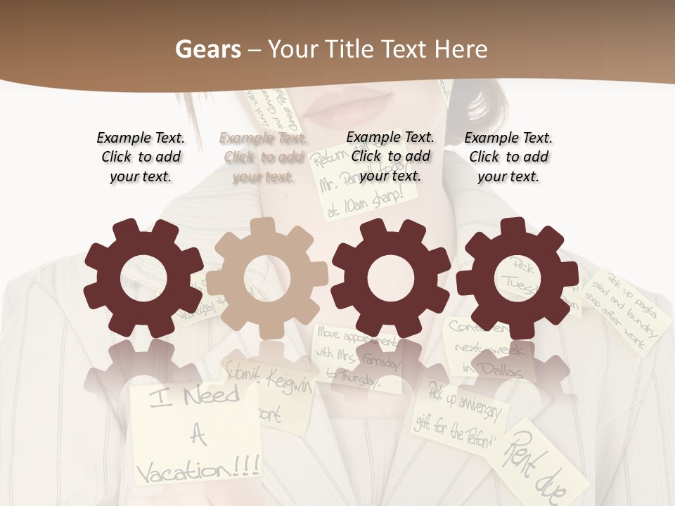 Young Caregiver  PowerPoint Template