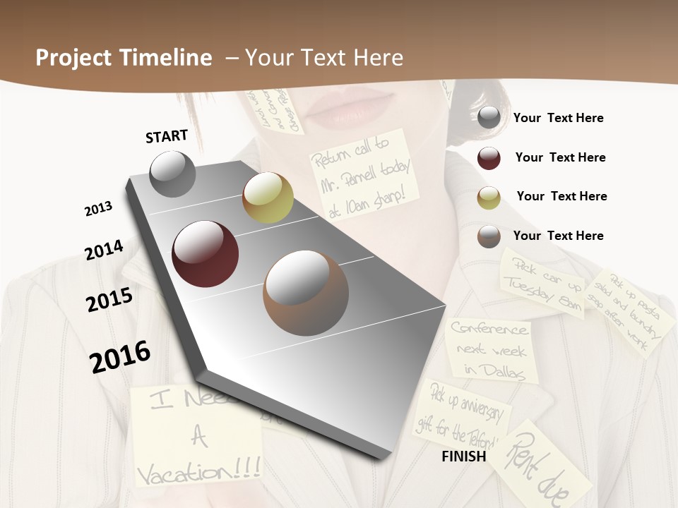 Young Caregiver  PowerPoint Template