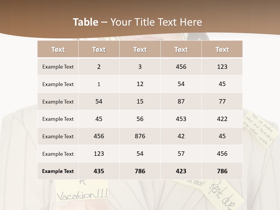 Young Caregiver  PowerPoint Template
