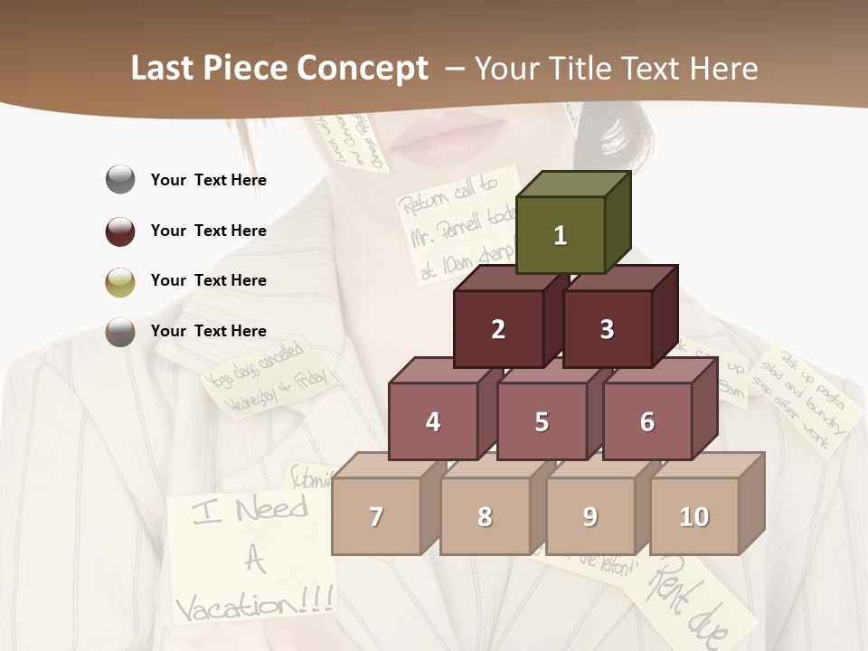 Young Caregiver  PowerPoint Template