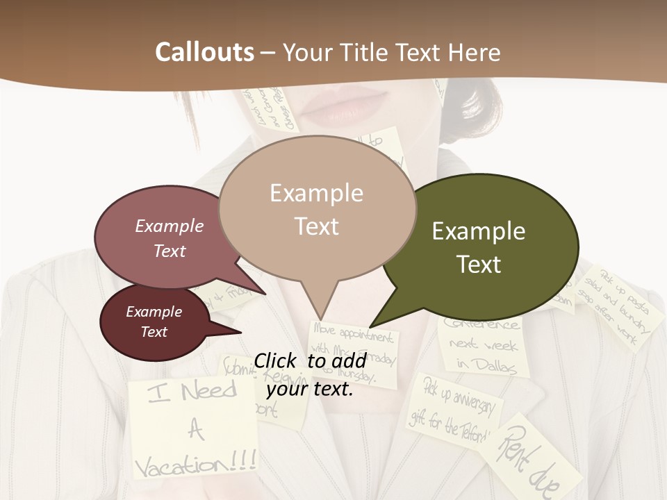 Young Caregiver  PowerPoint Template