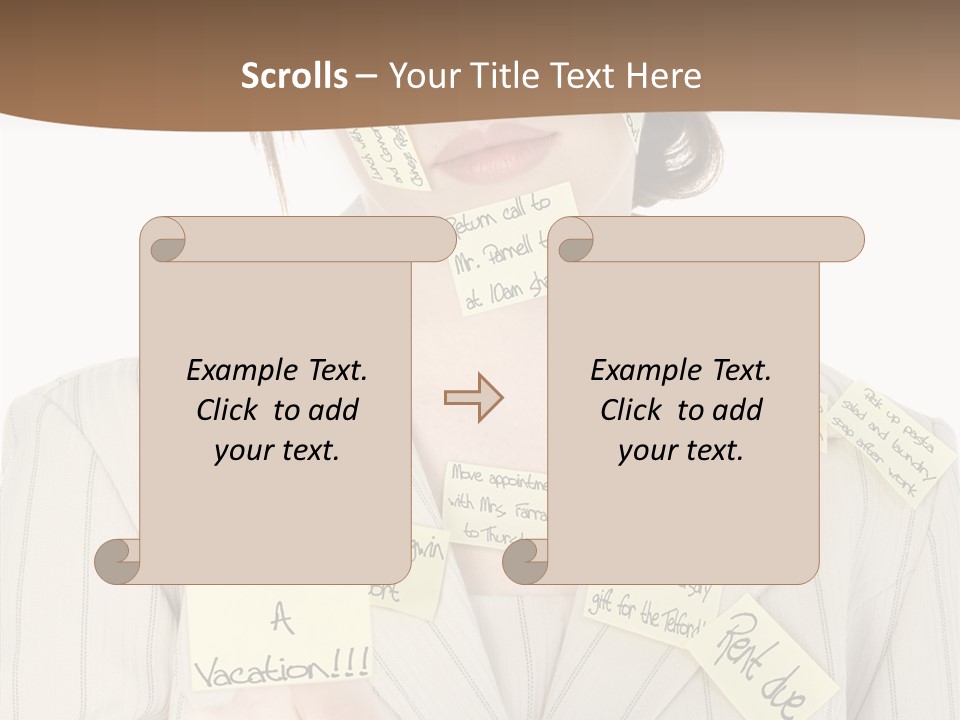 Young Caregiver  PowerPoint Template