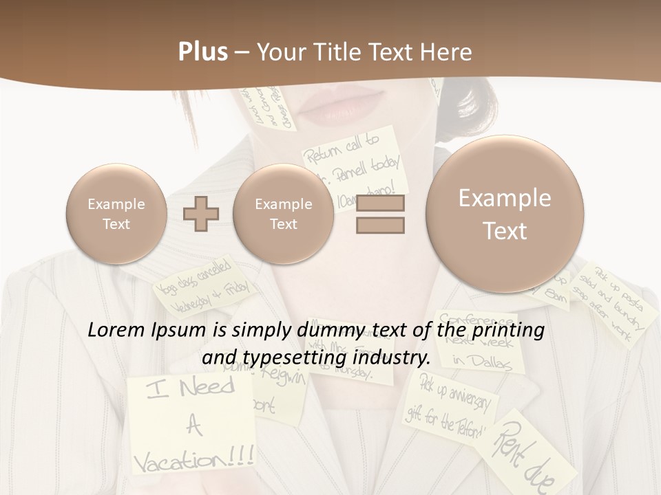 Young Caregiver  PowerPoint Template