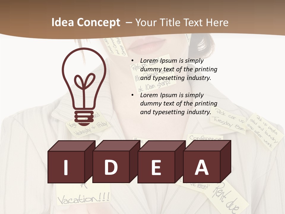 Young Caregiver  PowerPoint Template