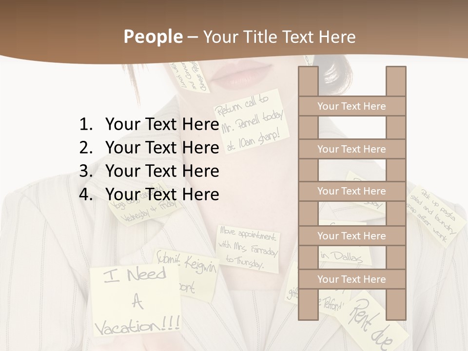 Young Caregiver  PowerPoint Template