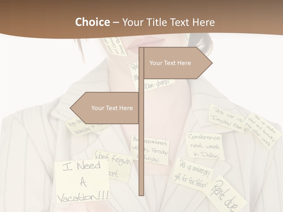 Young Caregiver  PowerPoint Template