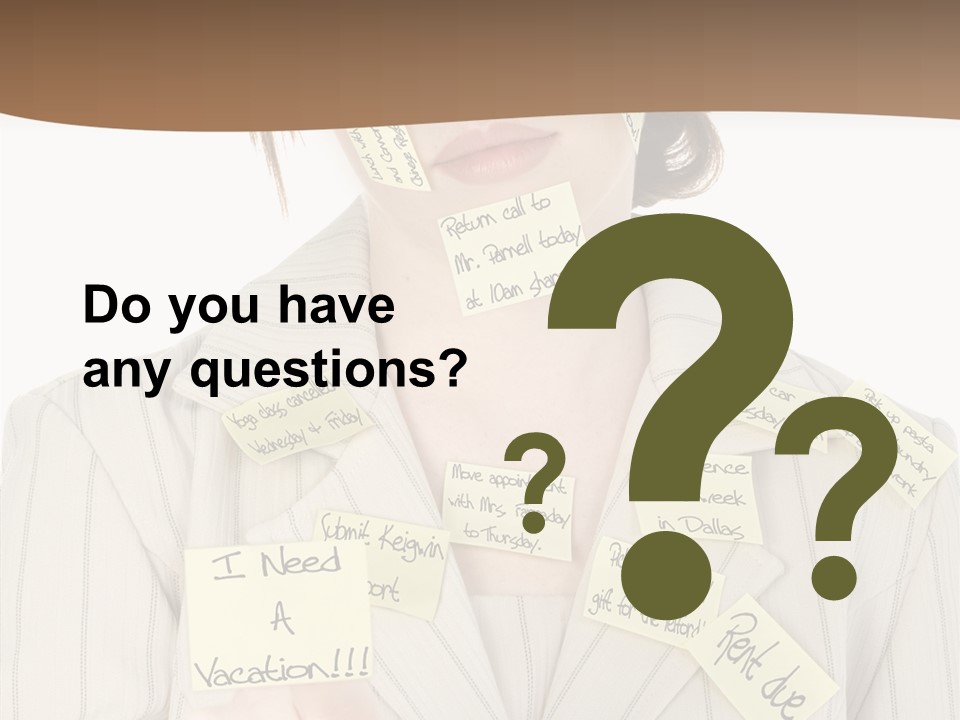 Young Caregiver  PowerPoint Template