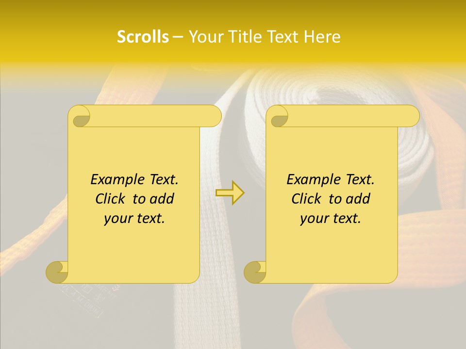 Female Elderly Two PowerPoint Template