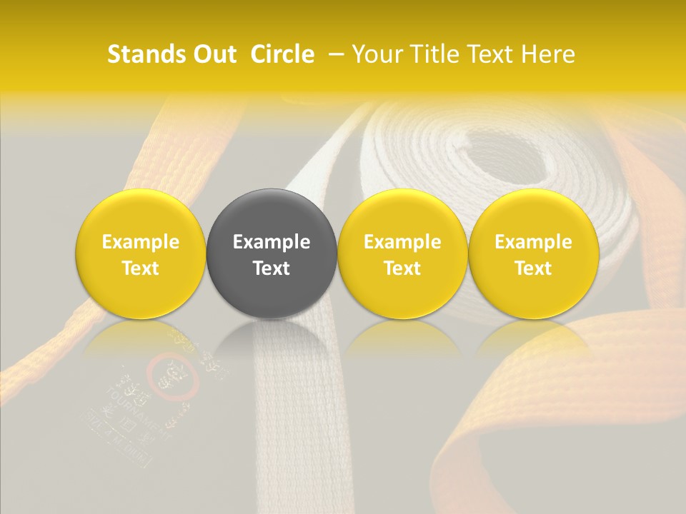 Female Elderly Two PowerPoint Template