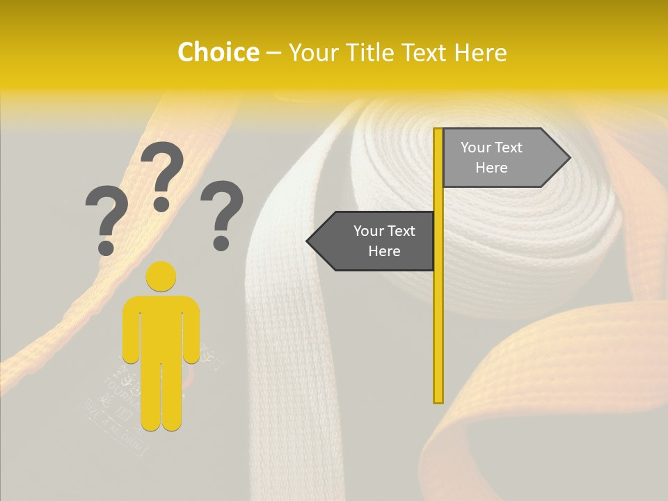 Female Elderly Two PowerPoint Template