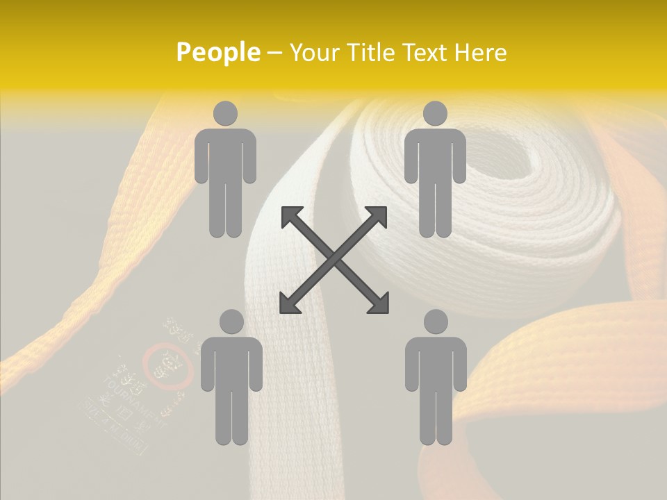 Female Elderly Two PowerPoint Template