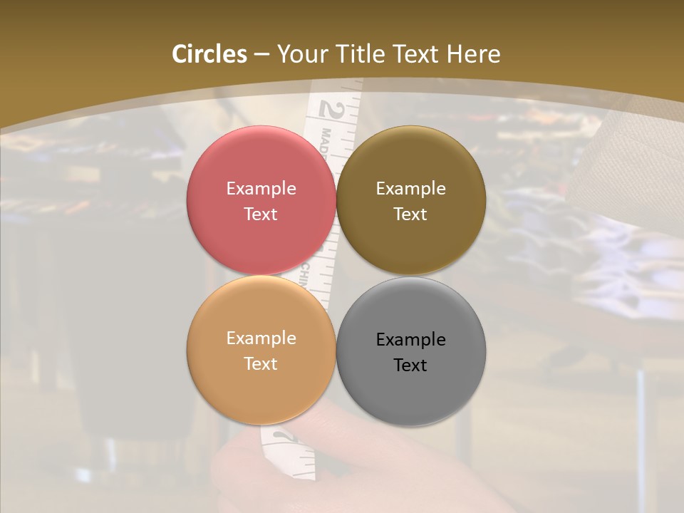 Helping Hand Young Closeup PowerPoint Template