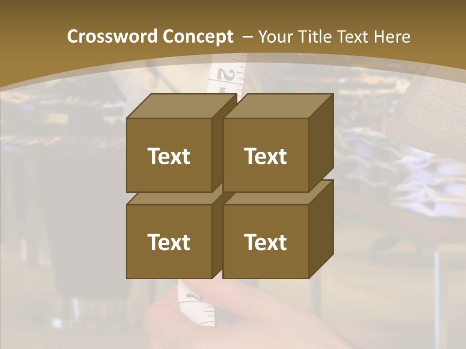 Helping Hand Young Closeup PowerPoint Template